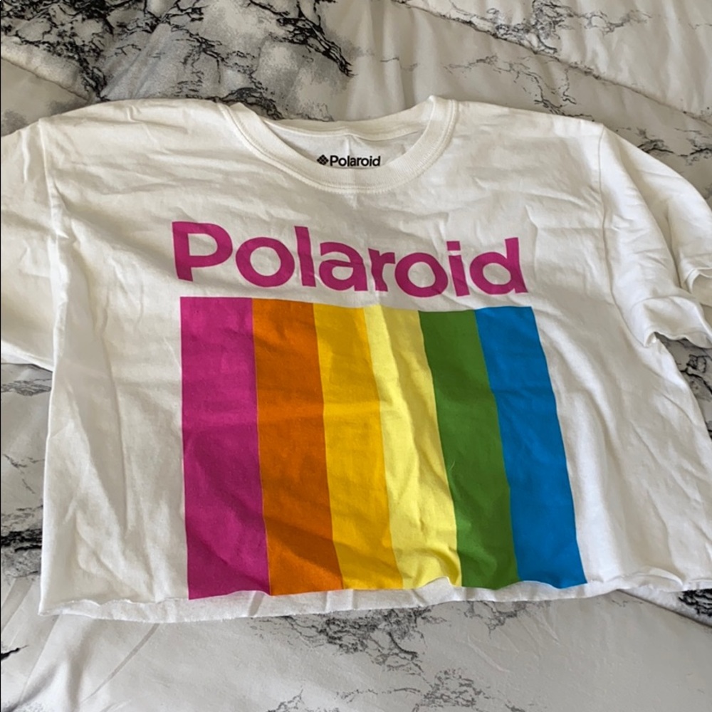 Polaroid Crop Top